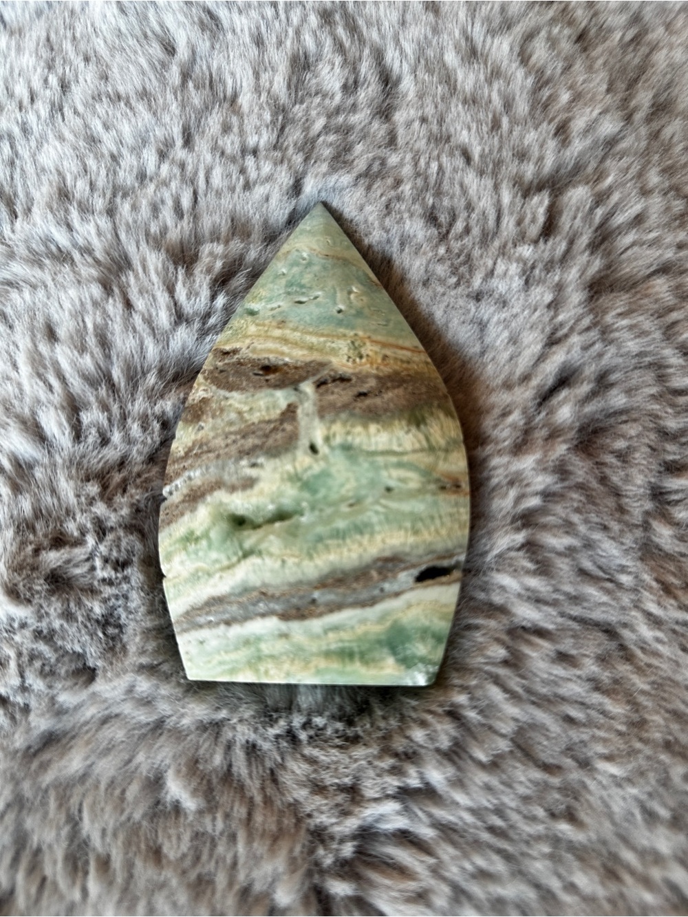 Natural Hemimorphite Crystal Teardrop